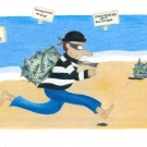 “Stolen Fish” by Clio Smith, Age 15, California