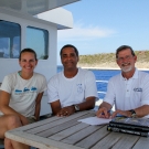 Aurora Alifano, Jean Wiener and Mike Tremble discuss the mission.